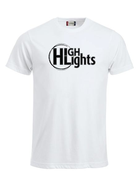 Vit T-shirt ""HIGHLIGHTS""