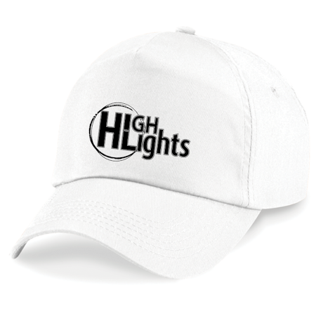 Vit Keps "HIGHLIGHTS Logo"