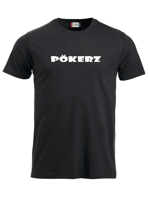 Svart T-shirt "PÖKERZ"