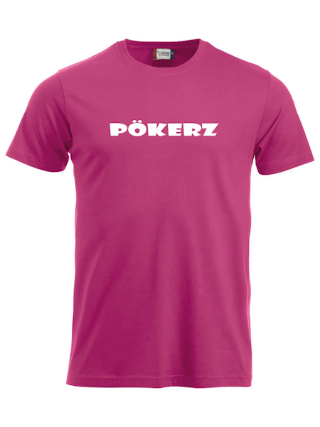 Cerise T-shirt "PÖKERZ"