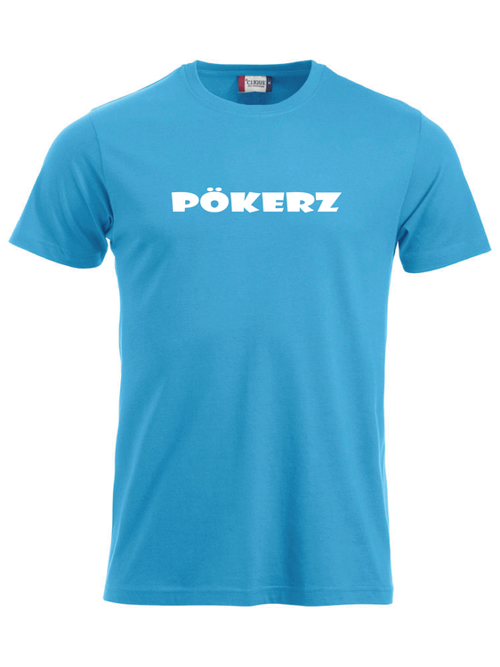 Turkos T-shirt "PÖKERZ"