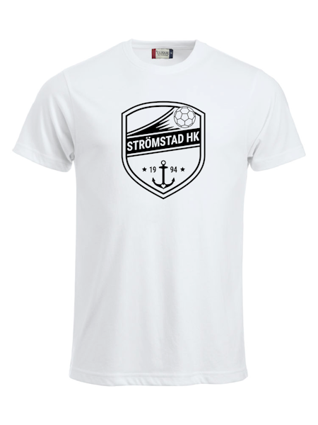 Vit T-shirt "SHK Stor Svart"