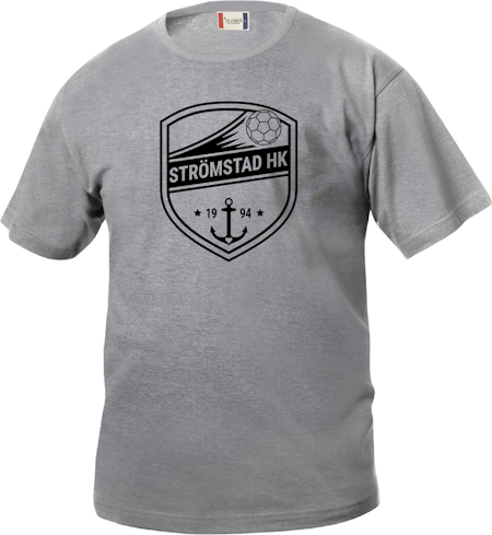 Grå Junior T-shirt "SHK Stor Svart"