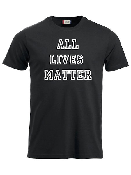 T-shirt "ALL LIVES MATTER"