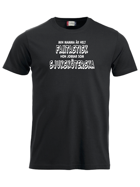 T-shirt "MAMMA SJUKSKÖTERSKA"