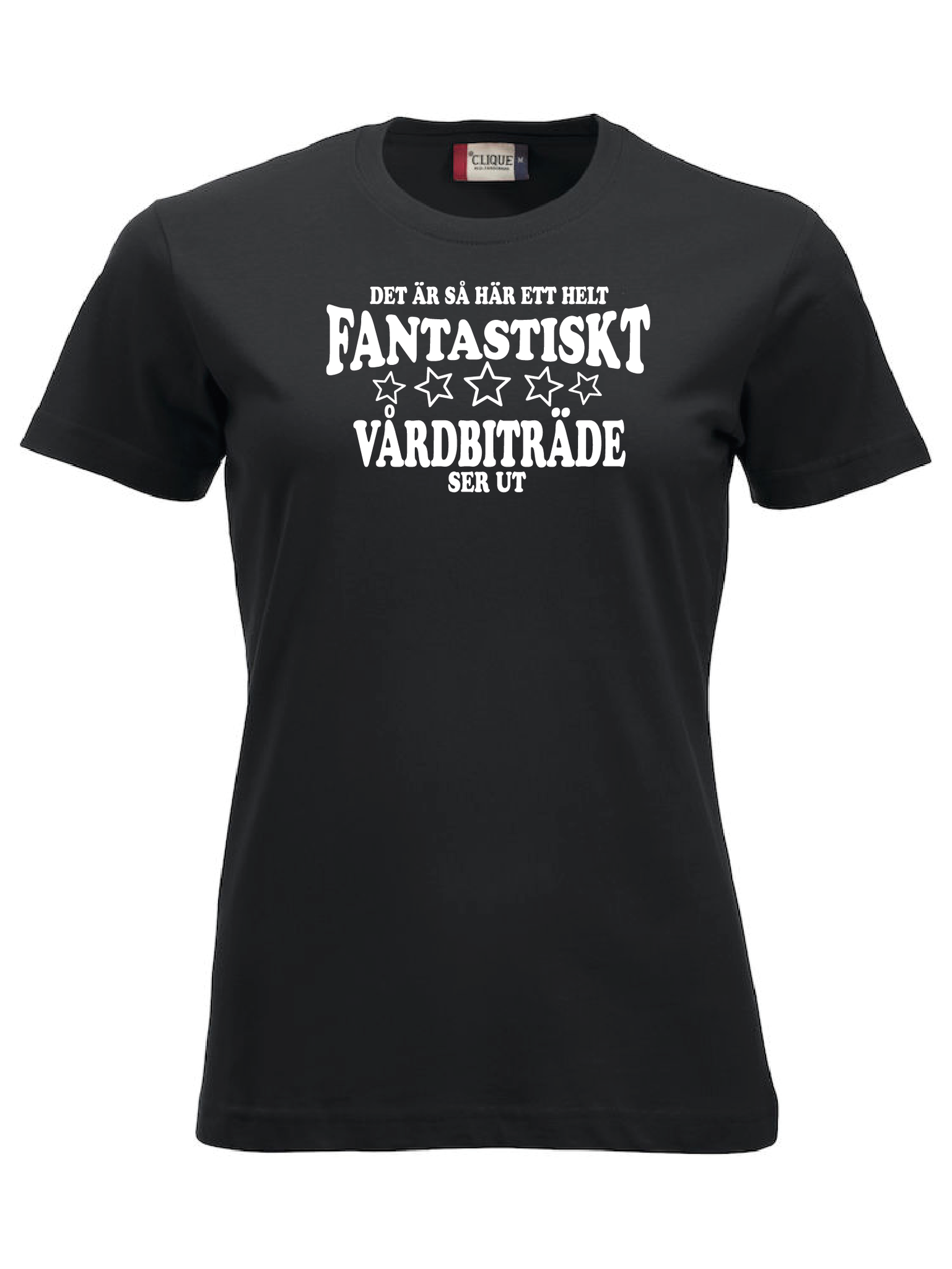 Dam T-shirt "FANTASTISKT VÅRDBITRÄDE"