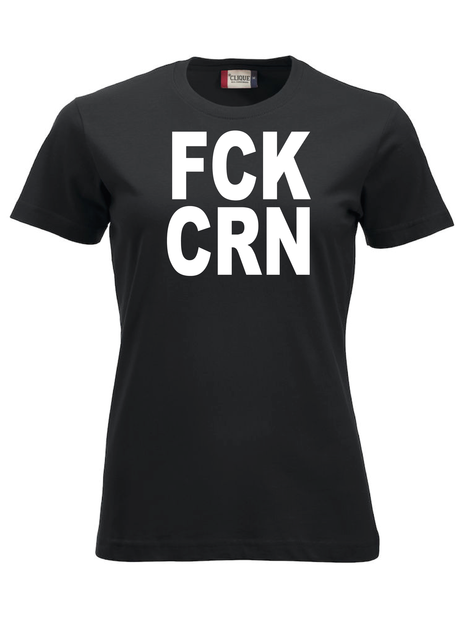 Dam T-shirt "FCK CRN"