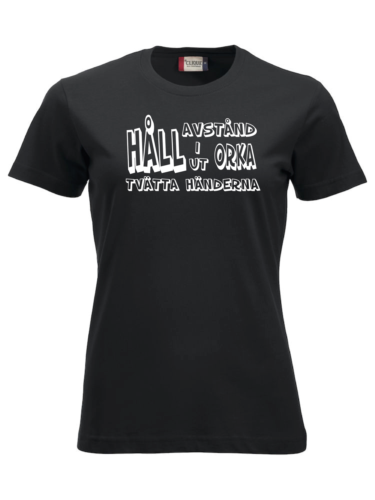 Dam T-shirt "HÅLL UT"