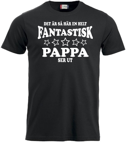 T-shirt "FANTASTISK PAPPA"