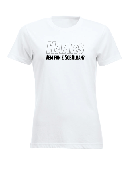 Vit Dam T-shirt "SobAlban"