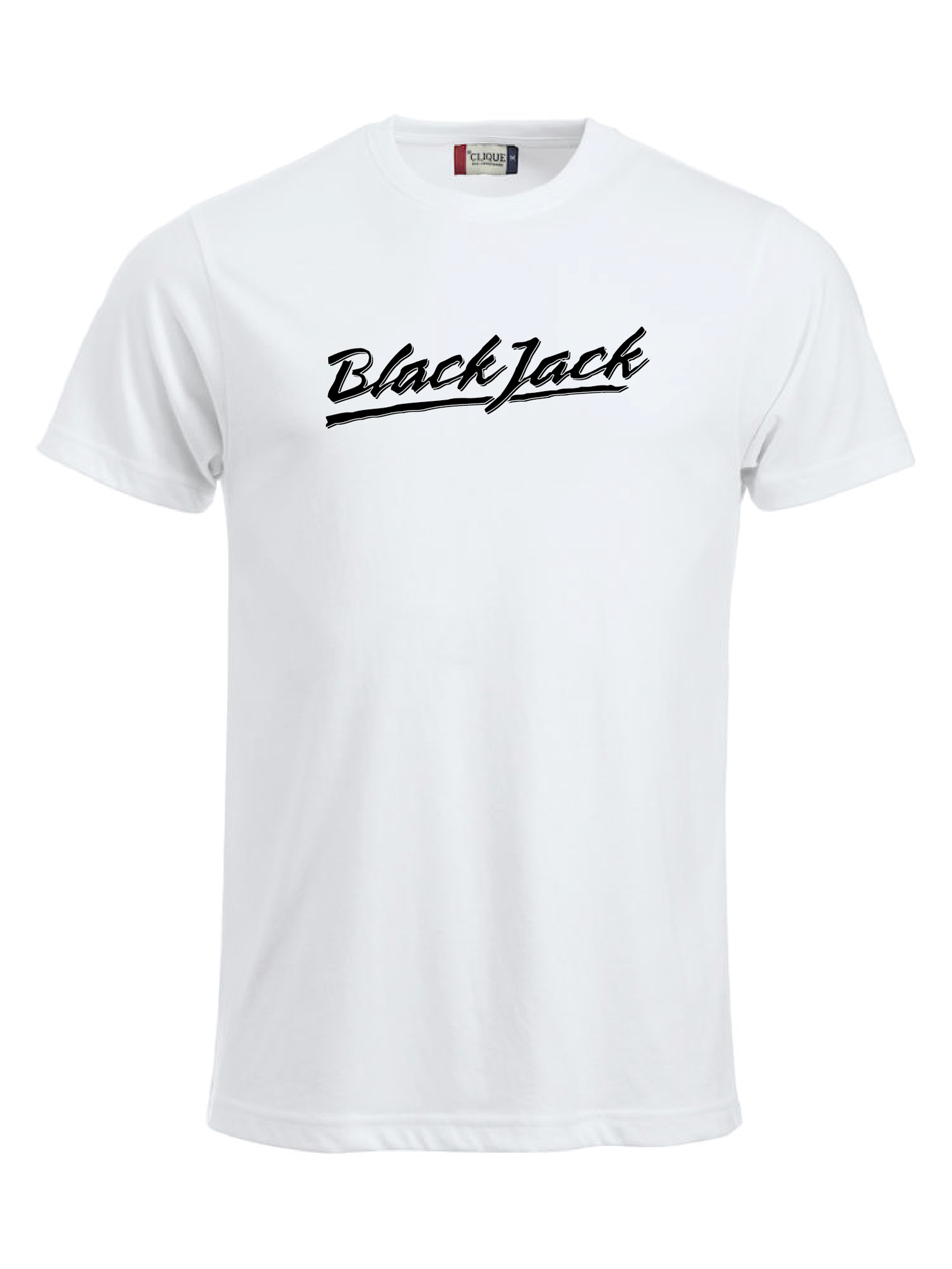 Vit T-shirt "Black Jack"