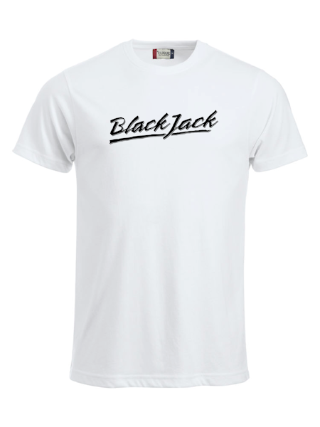 Vit T-shirt "Black Jack"