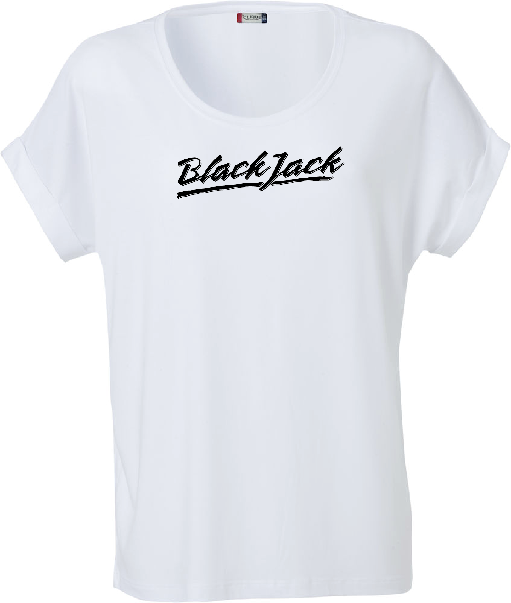 Vit Dam T-shirt Katy "Black Jack"