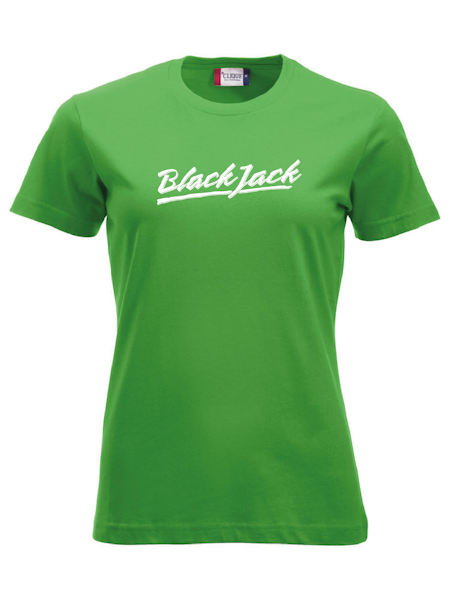 Grön Dam T-shirt "Black Jack"