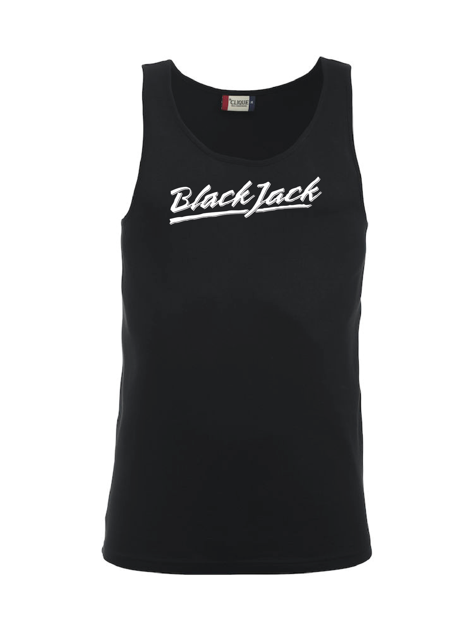 Svart Tank Top "Black Jack"