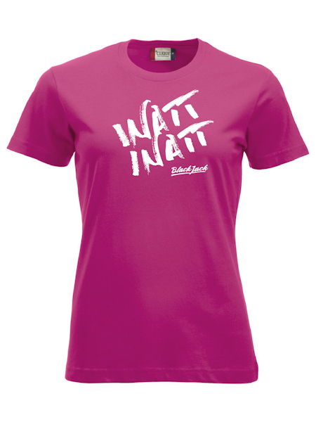 Cerise Dam T-shirt "Black Jack Inatt, Inatt"