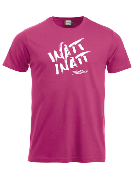 Cerise T-shirt "Black Jack Inatt, Inatt"