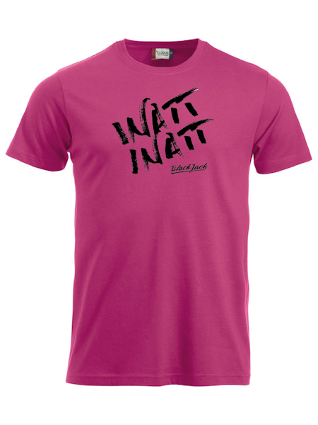 Cerise T-shirt "Black Jack Inatt, Inatt"