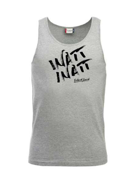 Grå Tank Top "Black Jack Inatt, Inatt"