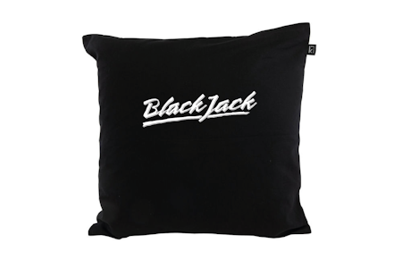 Svart Kuddfodral "Black Jack"