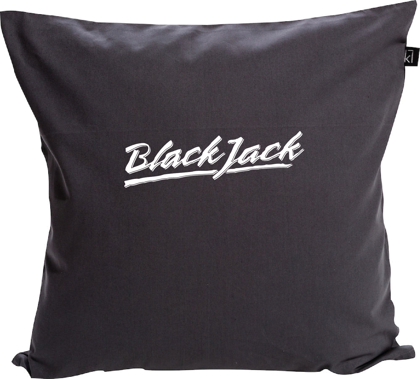 Grått Kuddfodral "Black Jack"