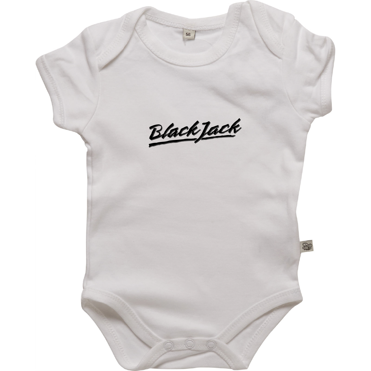Baby Body Kort Ärm "Black Jack"