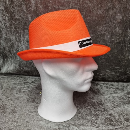 Orange Hatt "FÖRSKOLEUPPRORET!"