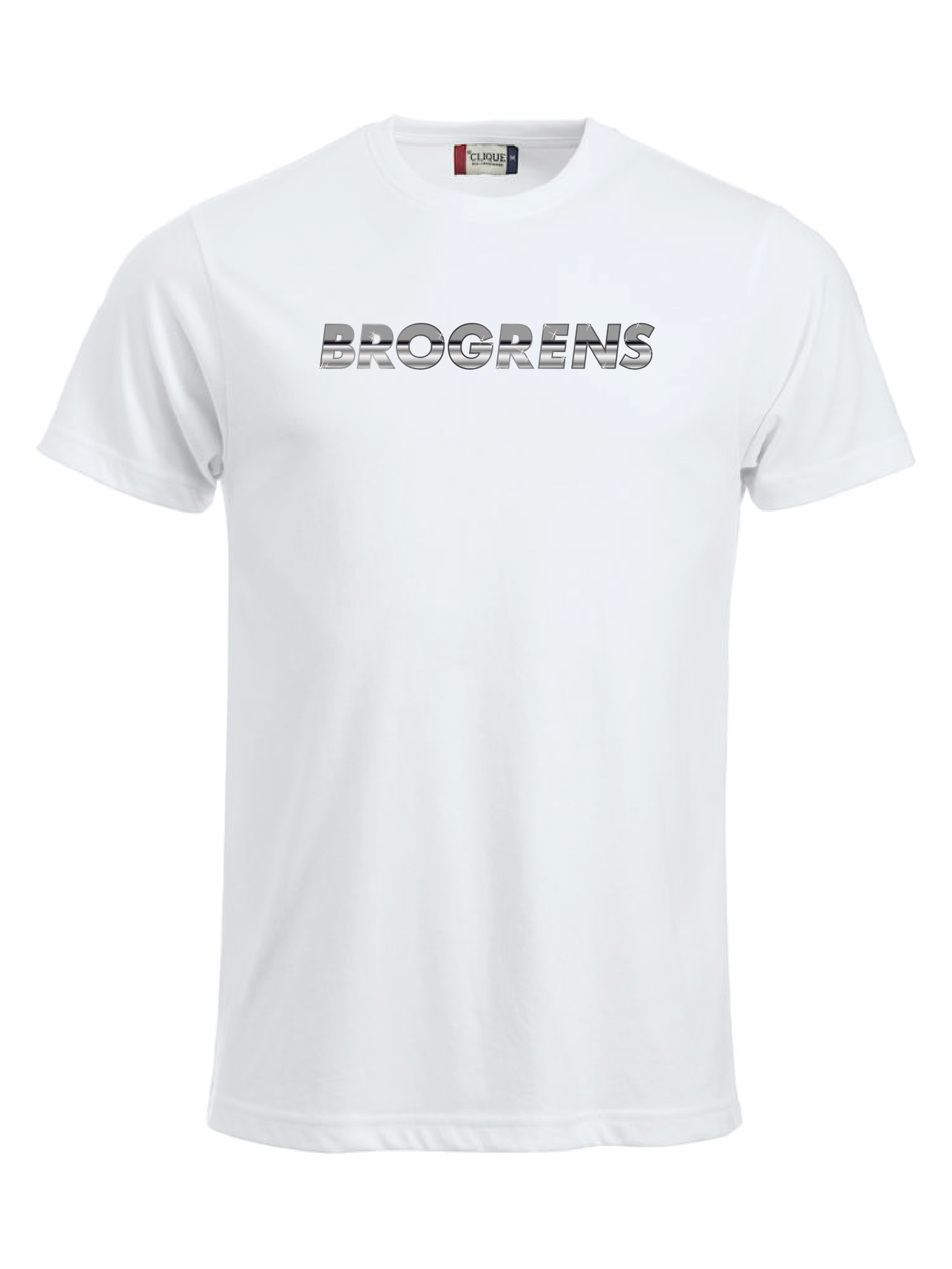 Vit T-shirt "BROGRENS"