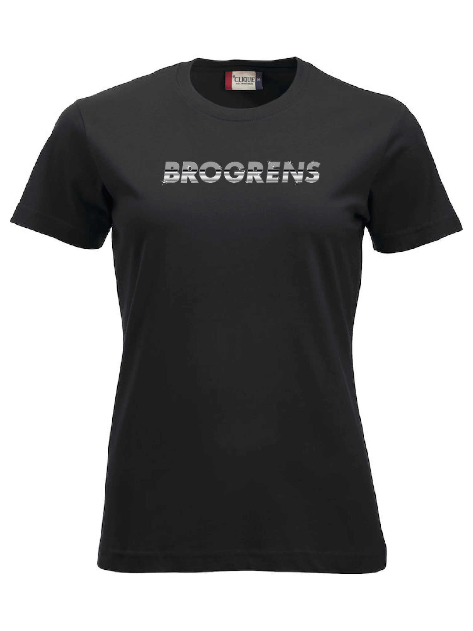 Svart Dam T-shirt "BROGRENS"