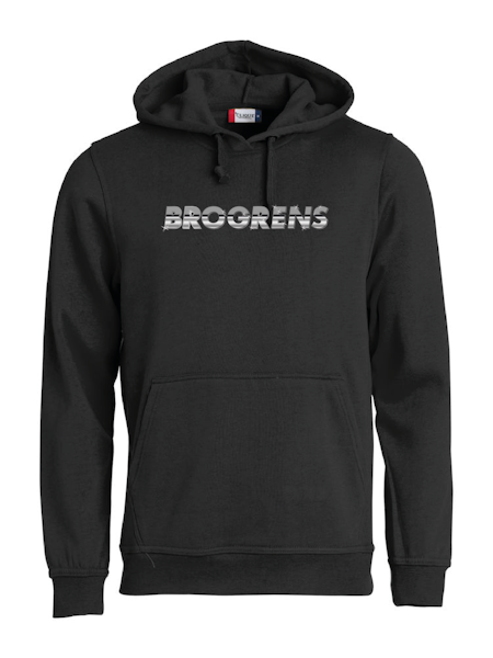 Svart HOODTRÖJA "BROGRENS"