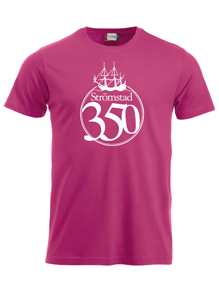 Cerise T-shirt "STRÖMSTAD 350 år"