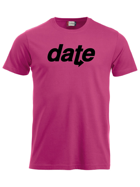 Cerise T-shirt "DATE" svart