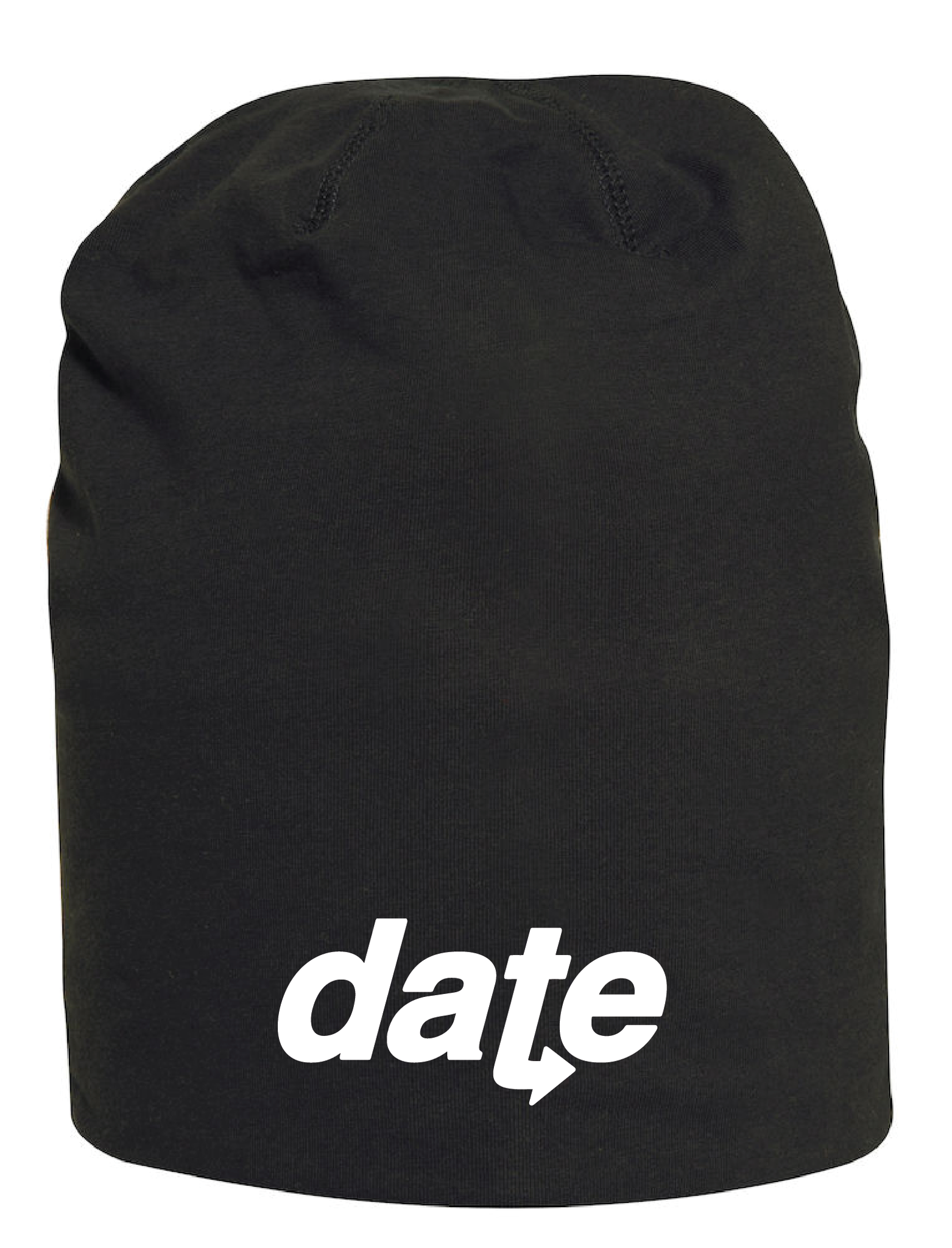 Svart Mössa "DATE"