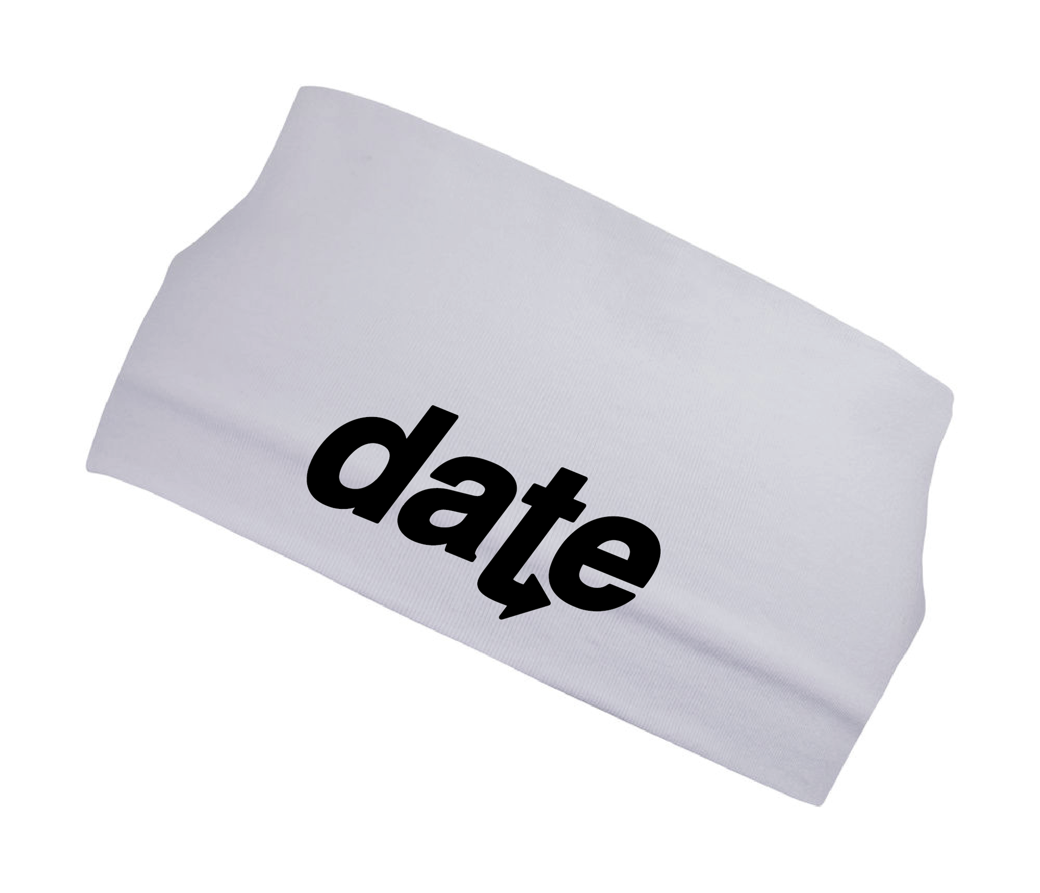 Vitt Headband "DATE"