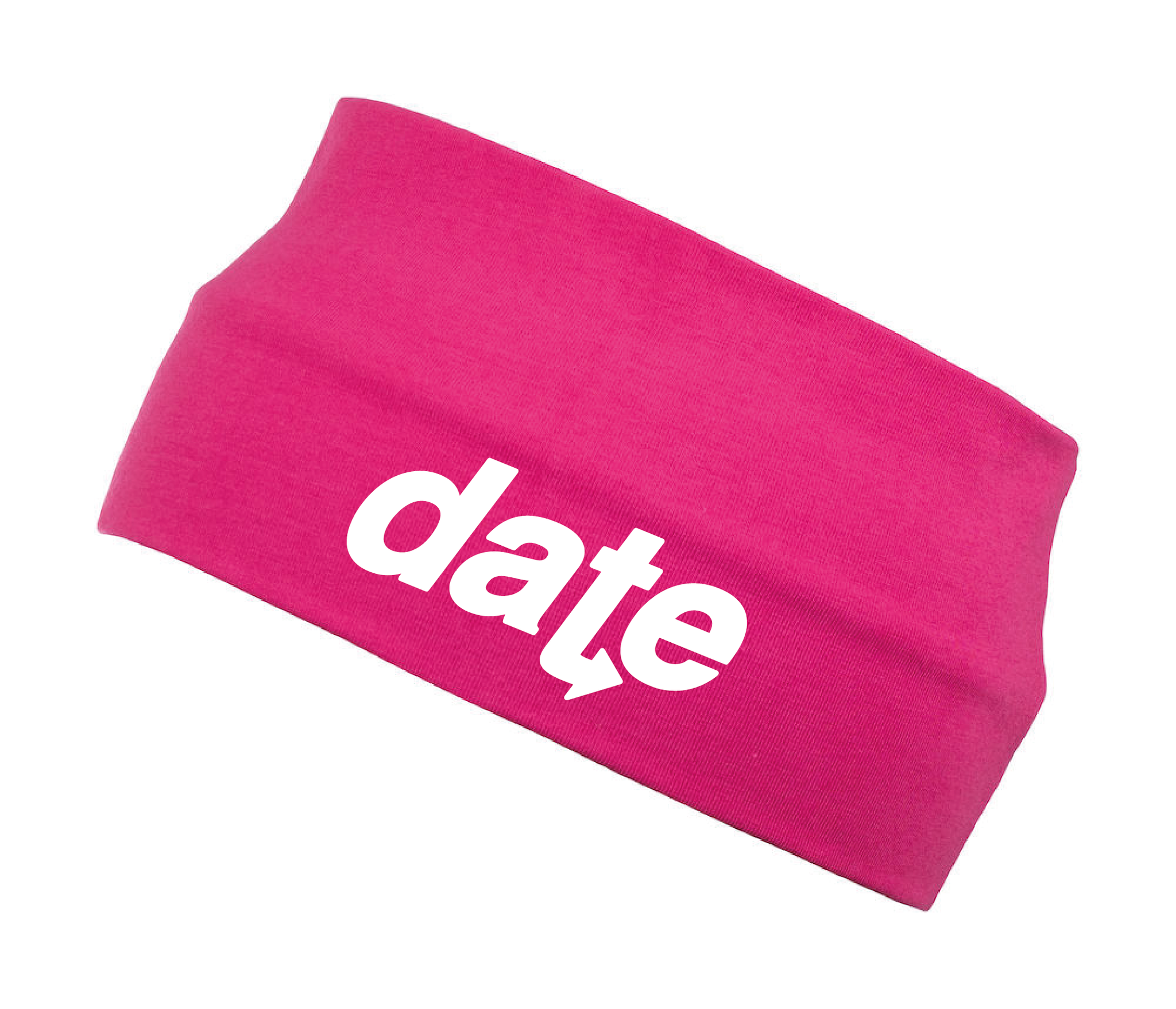 Cerise Headband "DATE" vit