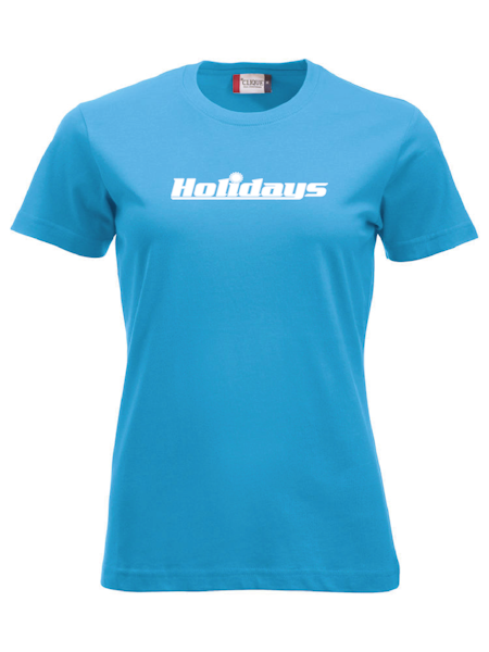 Turkos Dam T-shirt "HOLIDAYS"