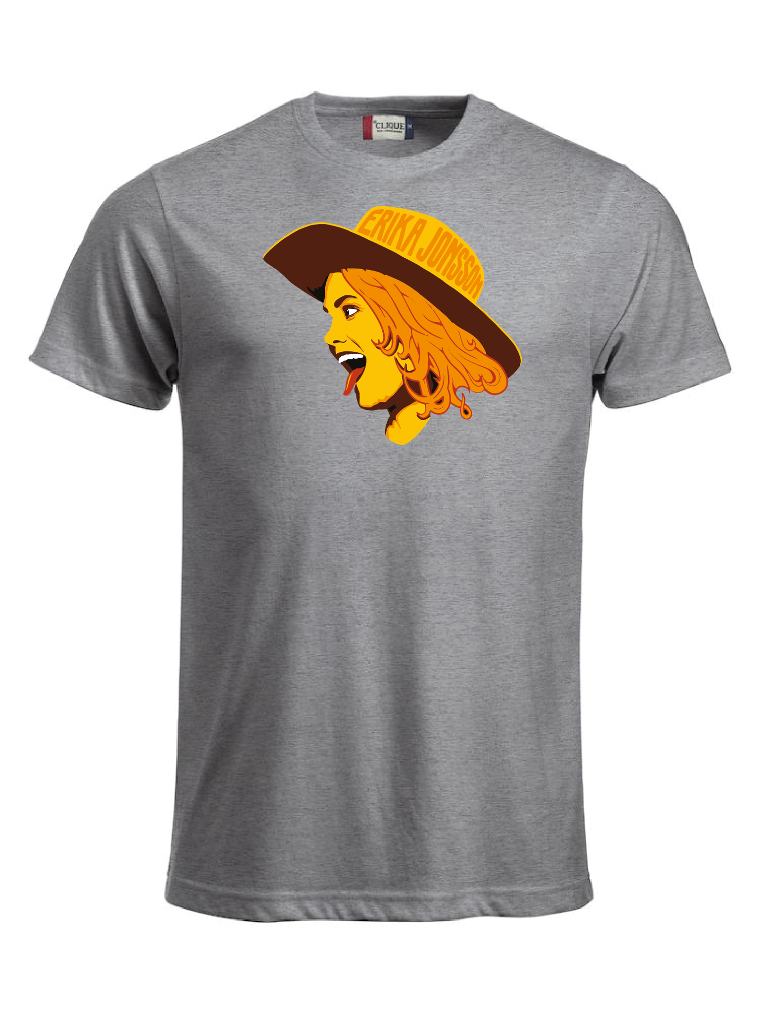 Grå T-shirt "Cowgirl"