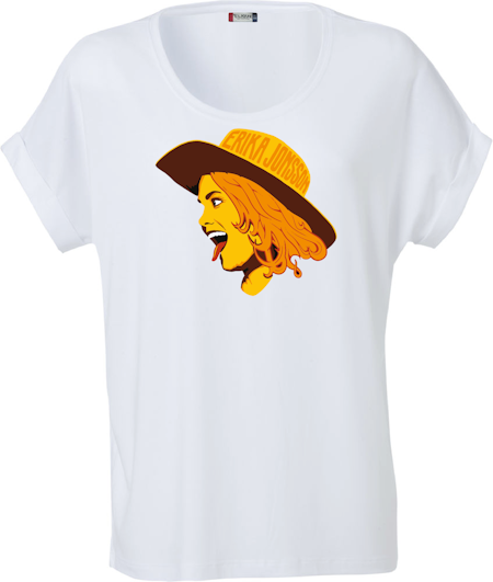 Vit Dam T-shirt Katy Cowgirl"
