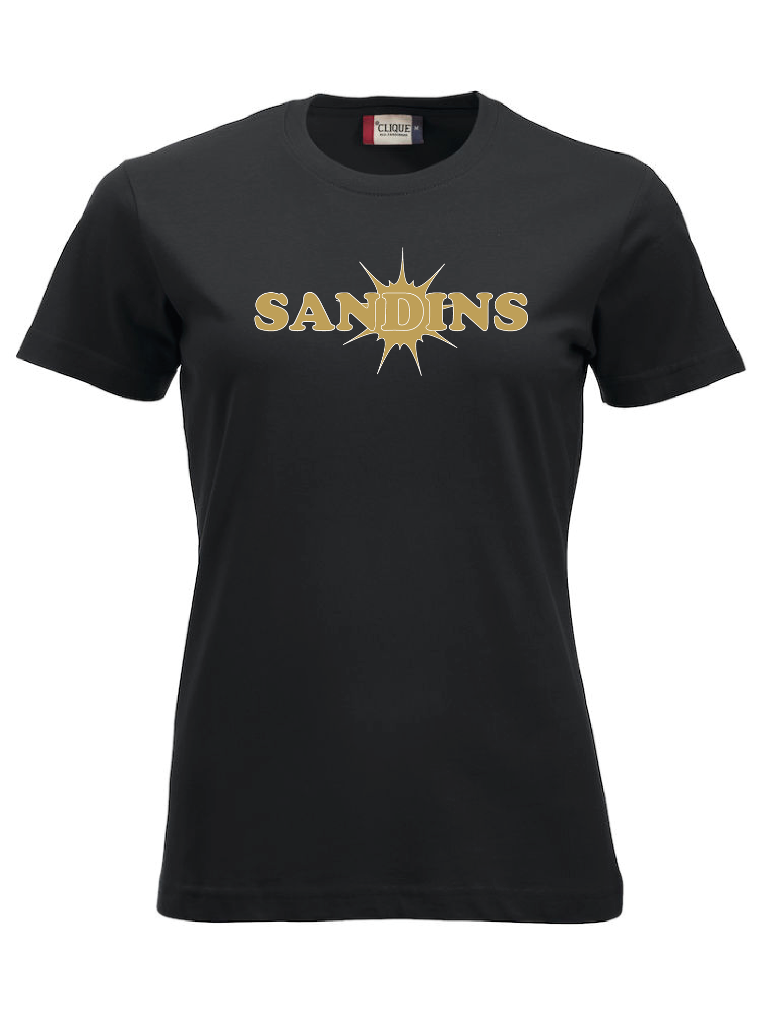 Svart Dam T-shirt "Sandins"