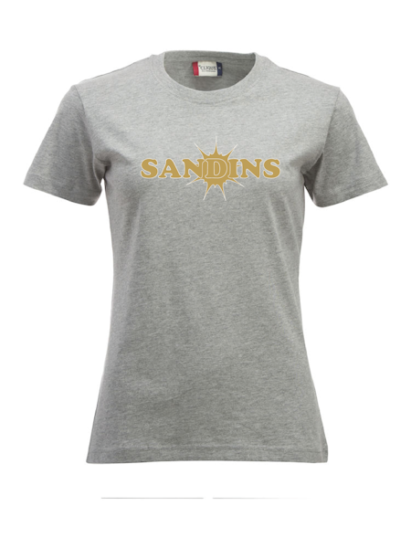 Grå Dam T-shirt "Sandins"
