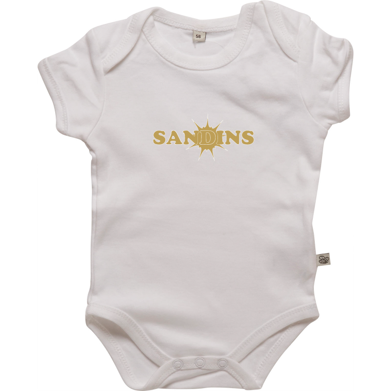 Baby Body Kort Ärm "SANDINS"