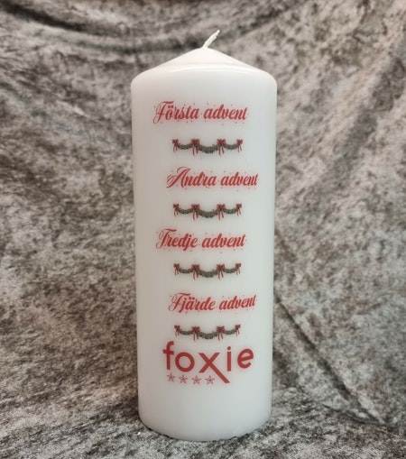 Blockljus 19 "FOXIE Jul"