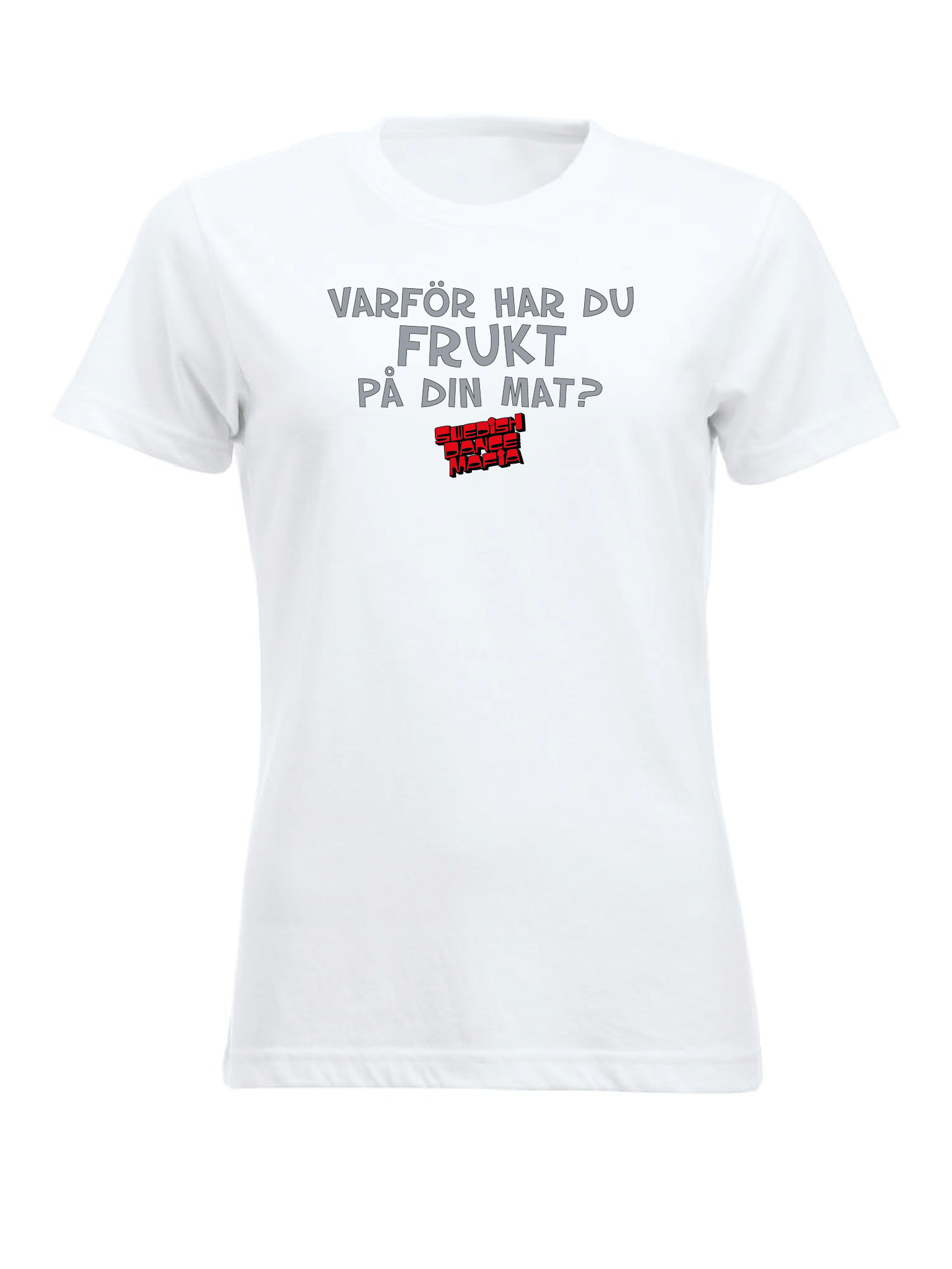 Vit Dam T-shirt "SDM Frukt"