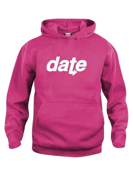 Cerise Junior Hoodtröja "DATE" vit