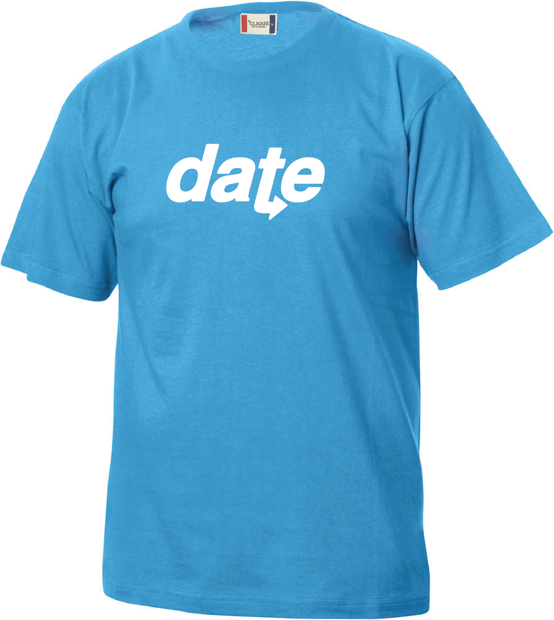 Turkos Junior T-shirt "DATE" vit