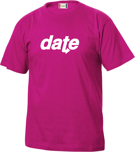 Cerise Junior T-shirt "DATE" vit