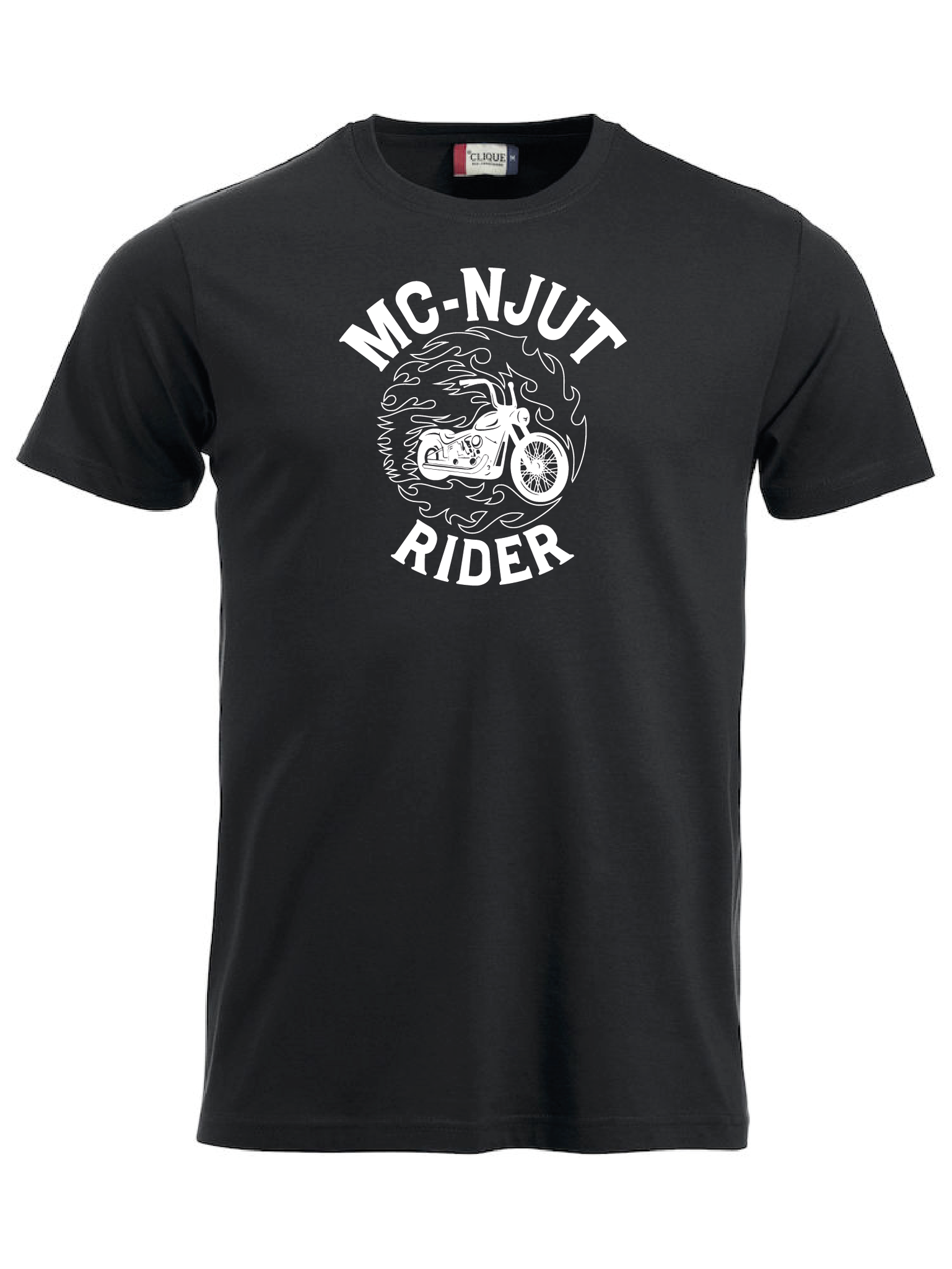 Svart T-shirt "MC-NJUT"