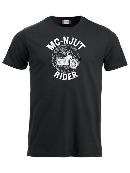 Svart T-shirt "MC-NJUT"