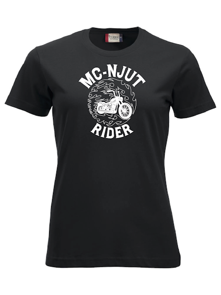 Svart Dam T-shirt "MC-NJUT"