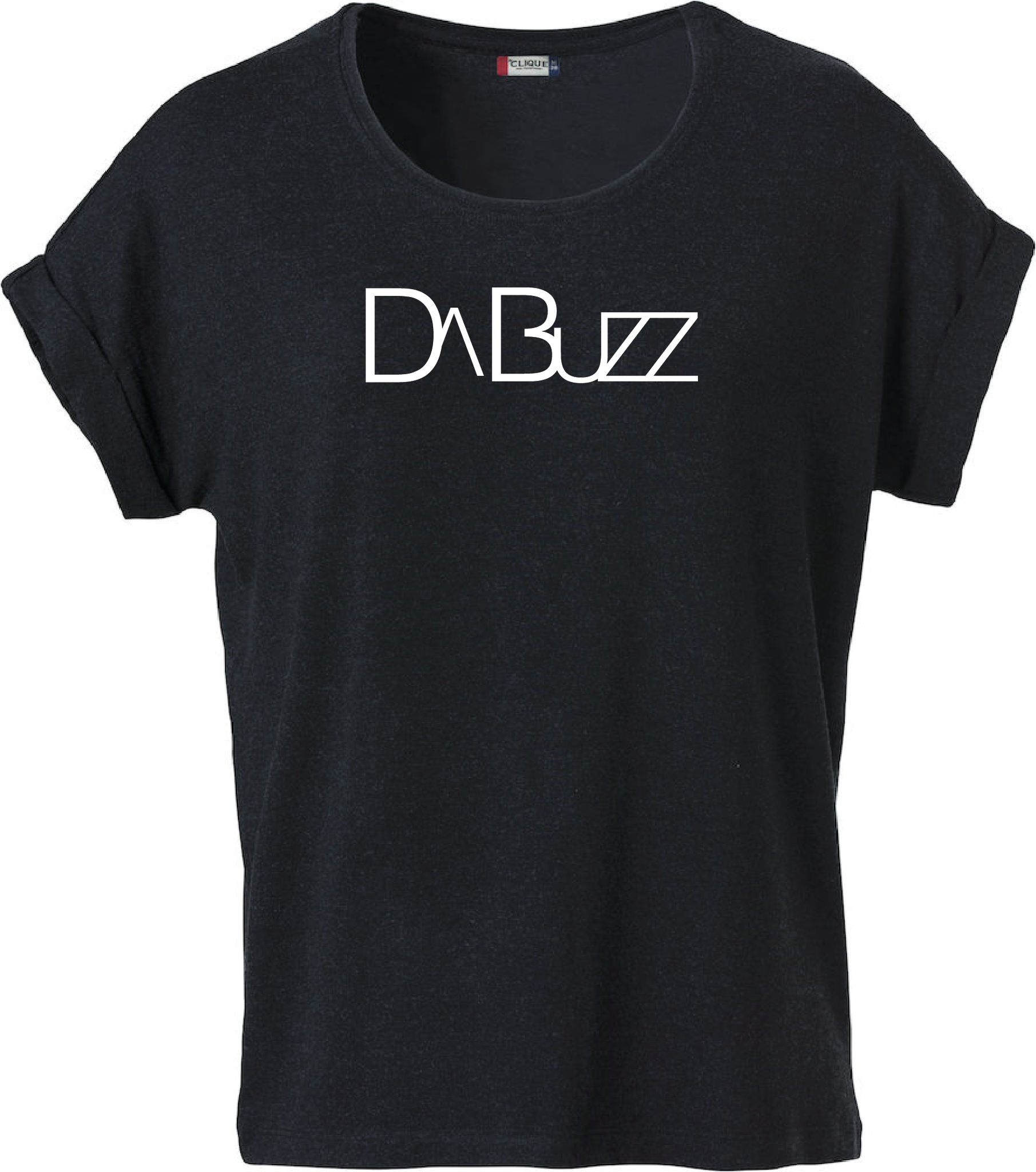 Svart Dam T-shirt Katy "DaBuzz"